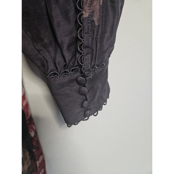 Sz 4 - Ever New Peyton Belted Long Sleeve Button Front Maxi Dress MSRP $209 - Picture 12 of 13